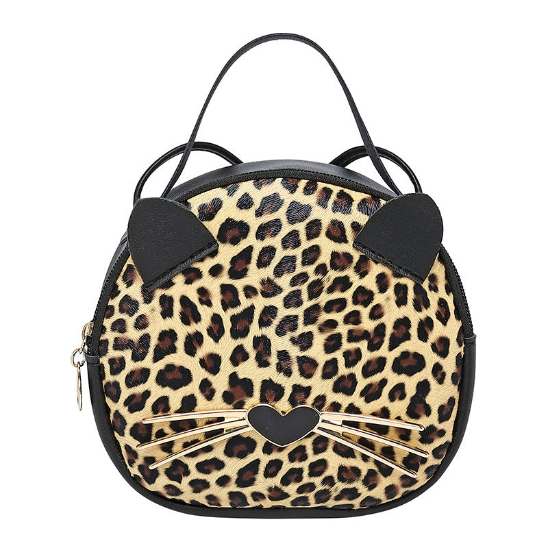Wholesale Leather Leopard Cat Bag
